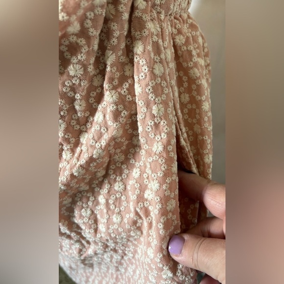 NEW w/TAGS Line & Dot 100% Cotton Rose Sundress w/Stunning Back Size Medium - Picture 4 of 9